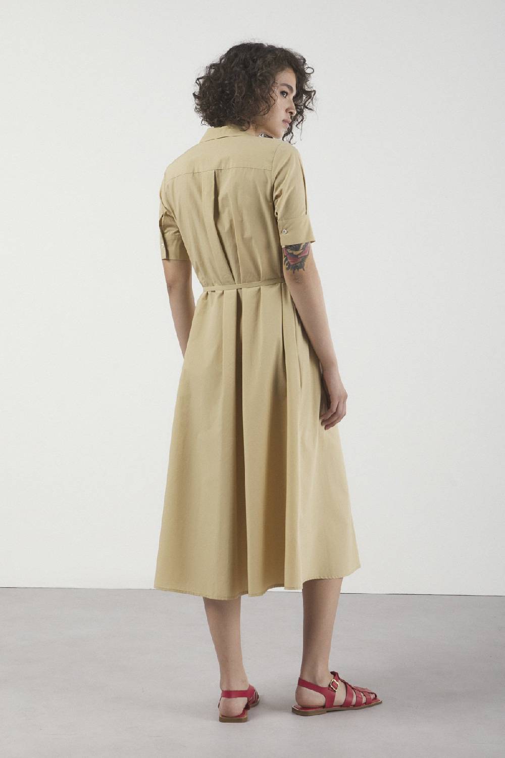 Ottod'Ame Poplin Midi Chemisier