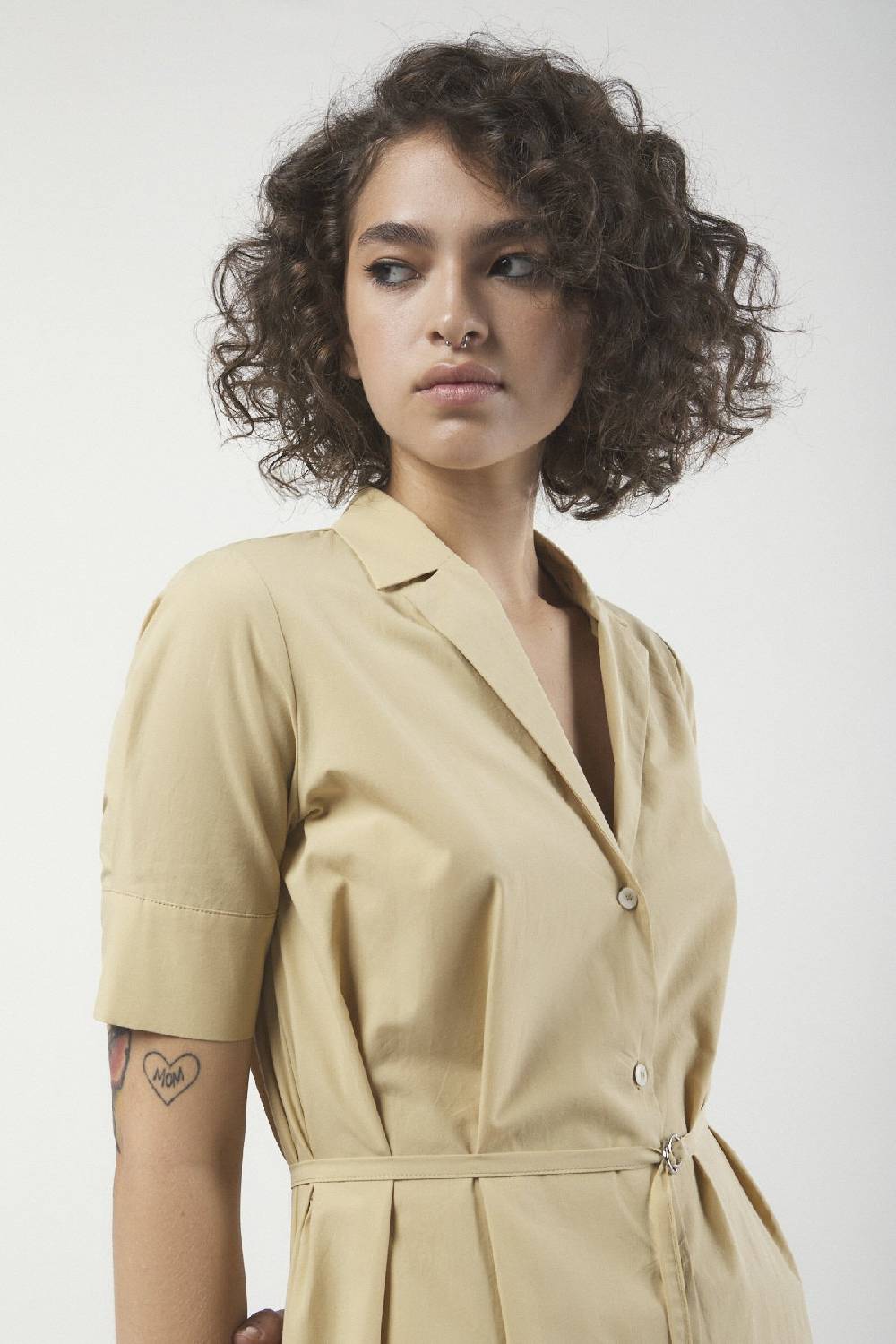 Ottod'Ame Poplin Midi Chemisier