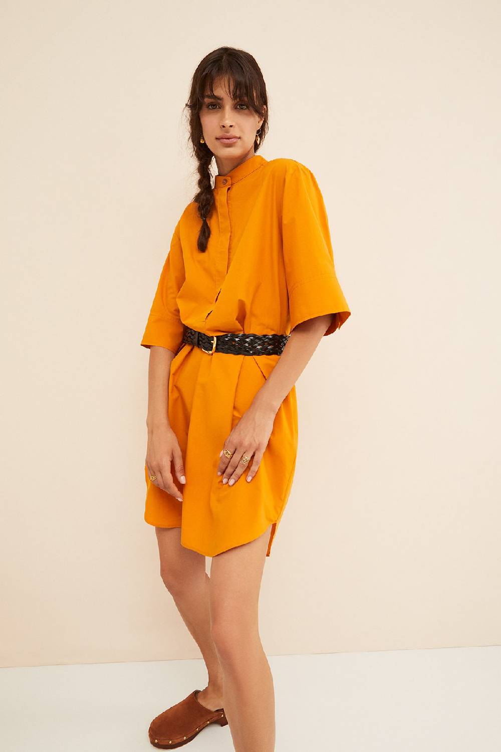 Ottod'Ame Poplin Midi Dress