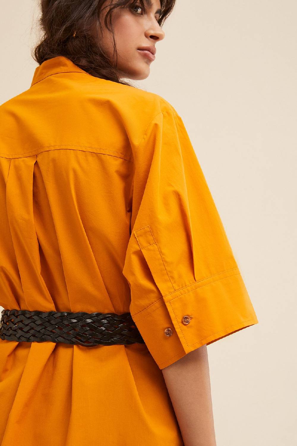 Ottod'Ame Poplin Midi Dress