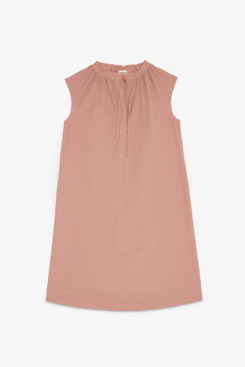 Ottod'Ame Poplin Midi Dress With Drawstring
