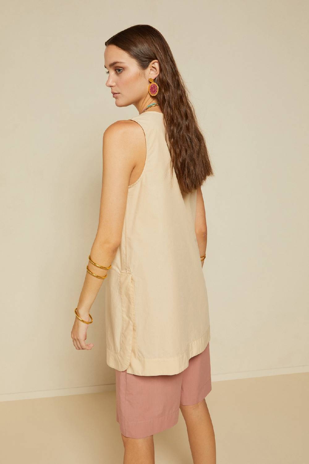 Ottod'Ame Poplin Oversized Top