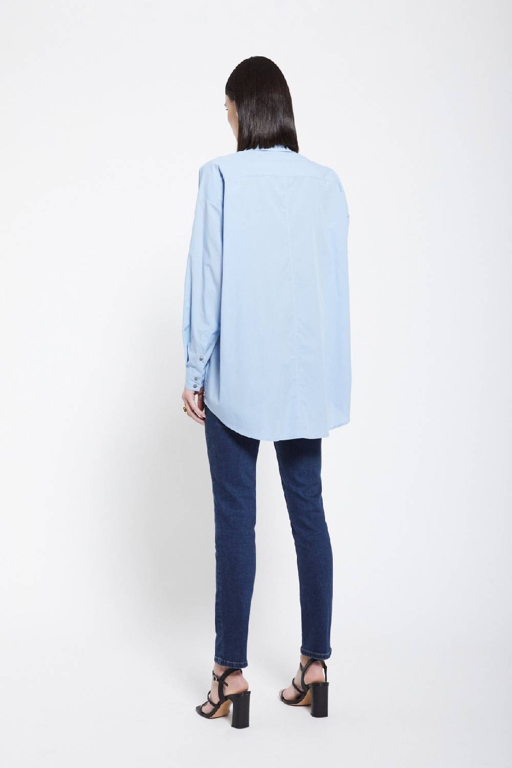 Ottod'Ame Poplin Shirt With Asymmetric Bottom