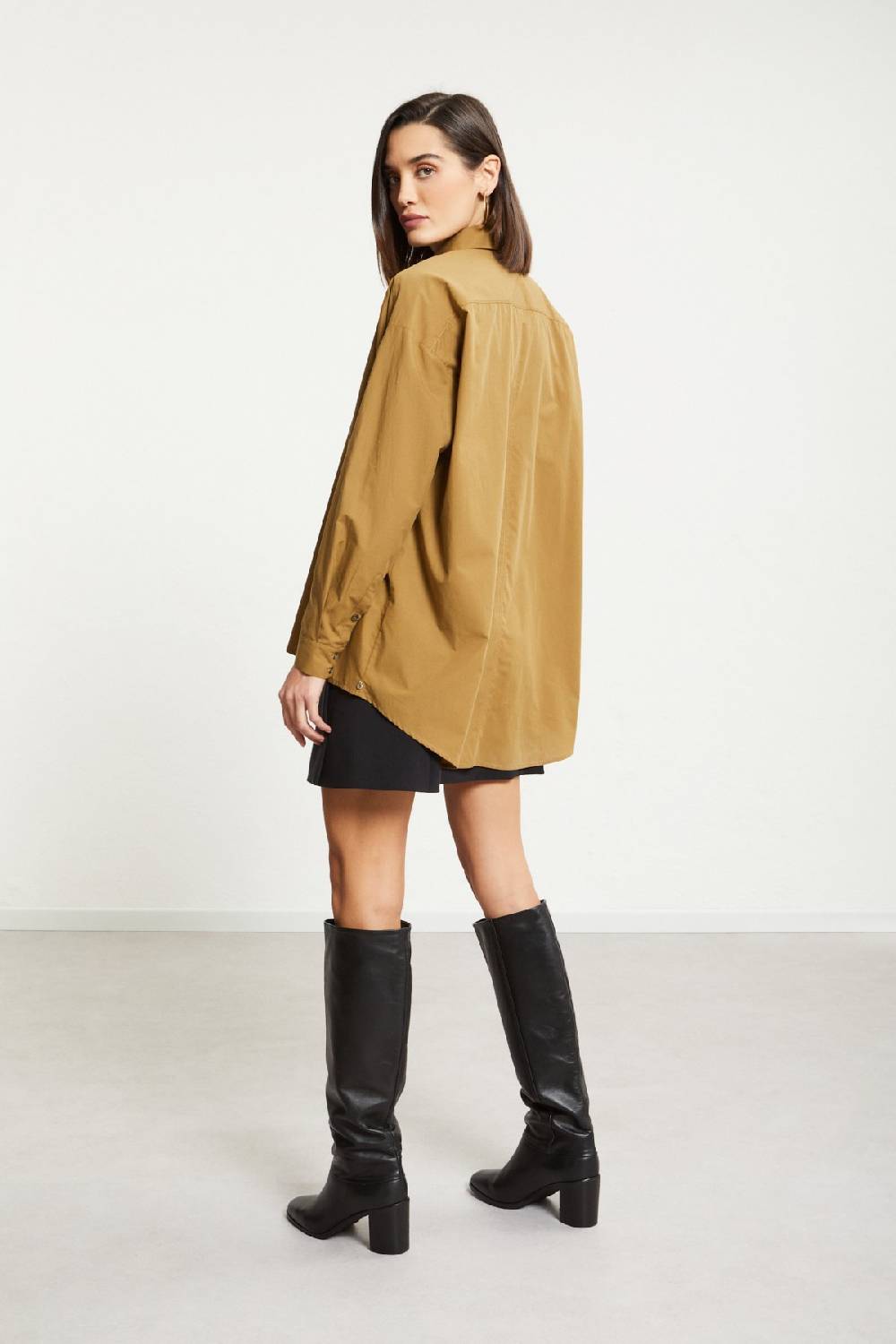 Ottod'Ame Poplin Shirt With Asymmetric Bottom