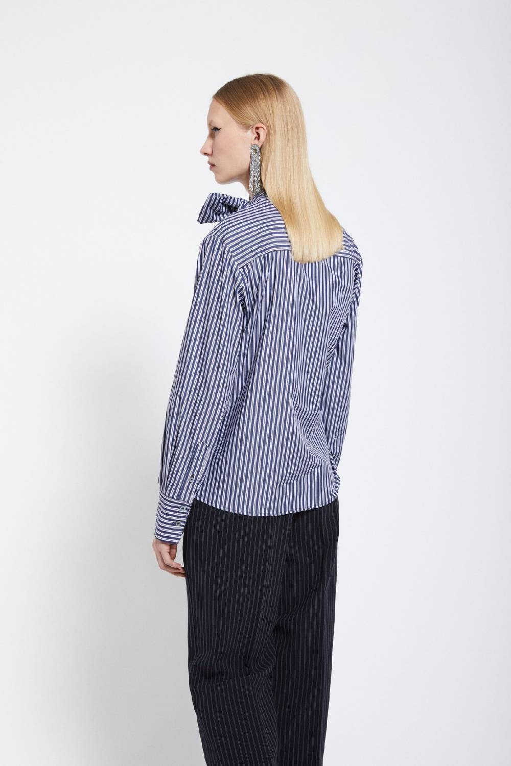 Ottod'Ame Poplin Shirt With Bows