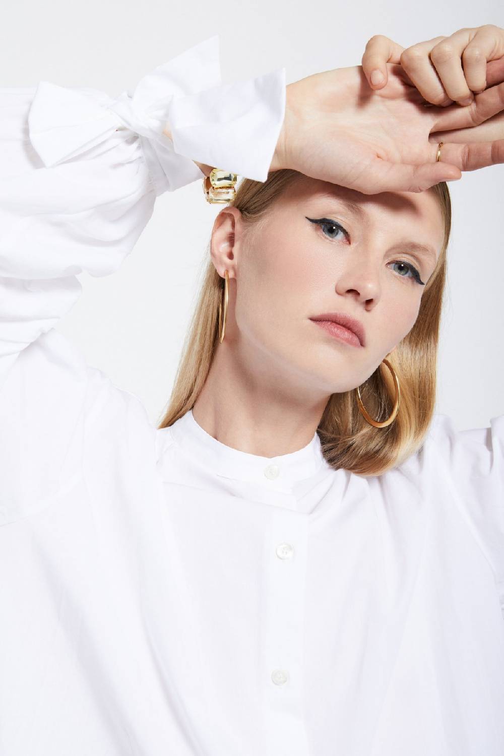 Ottod'Ame Poplin Shirt With Mandarin Collar