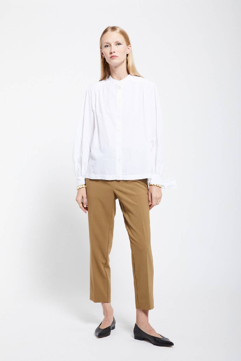 ottod'Ame Poplin shirt with mandarin collar