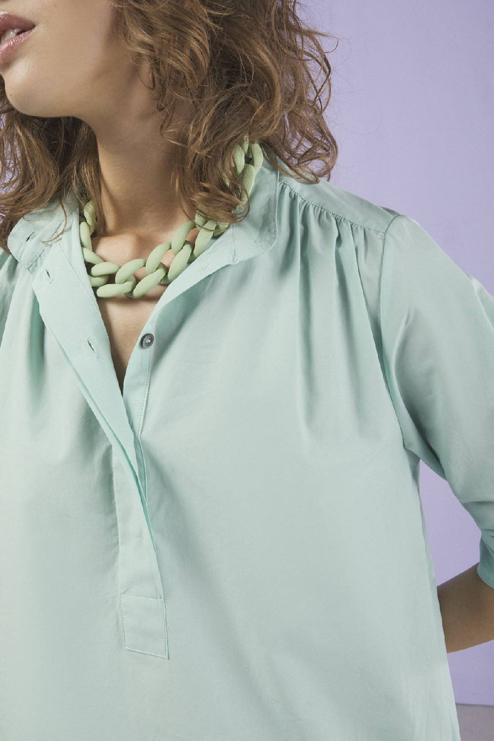 Ottod'Ame Poplin Short Dress