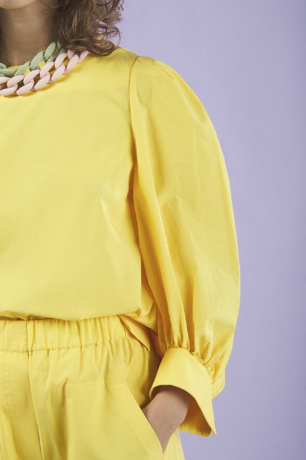 Ottod'Ame Poplin Sweater