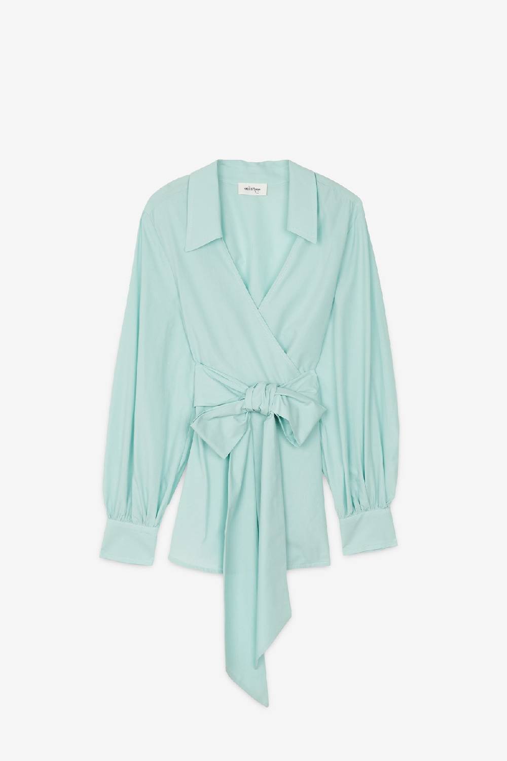 Ottod'Ame Poplin Sweater With Sash