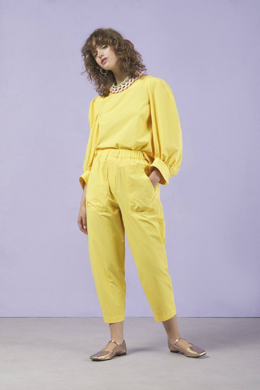 ottod'Ame Poplin trousers