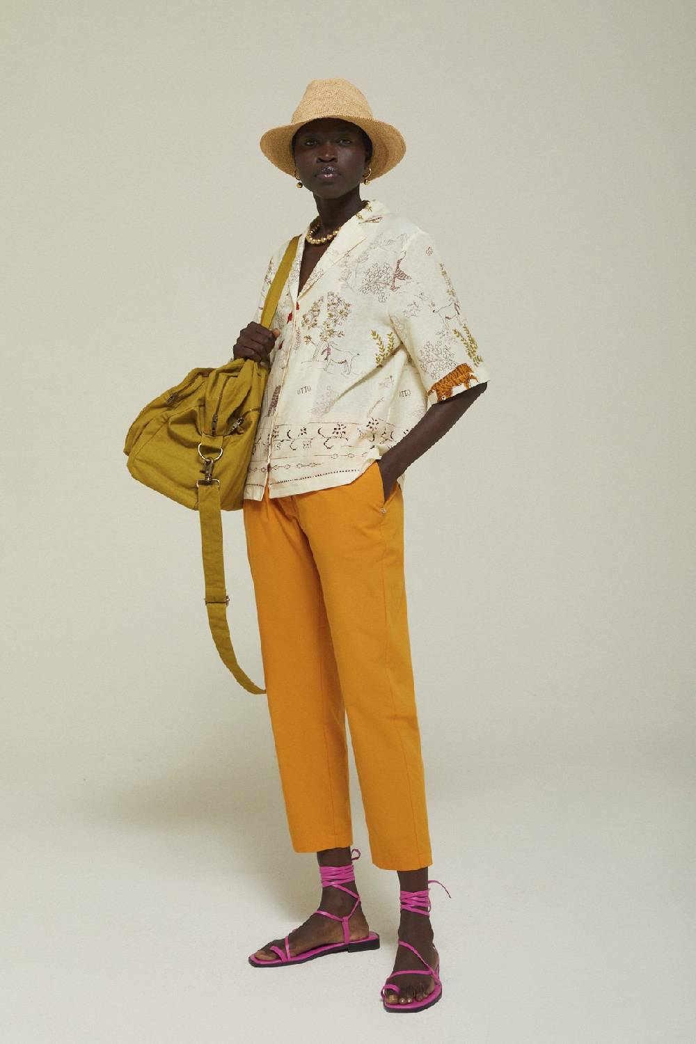 ottod'Ame Popline trousers