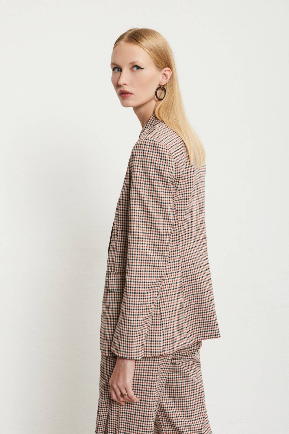 Ottod'Ame Printed Check Jacket