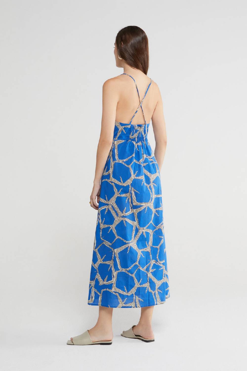 Ottod'Ame Printed Cotton Long Dress