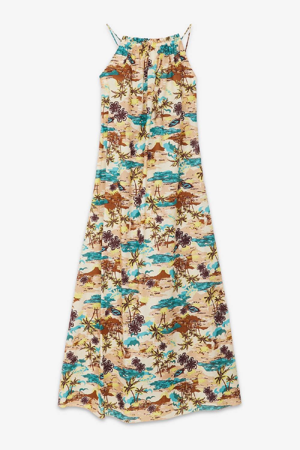 Ottod'Ame Printed Cotton Long Dress
