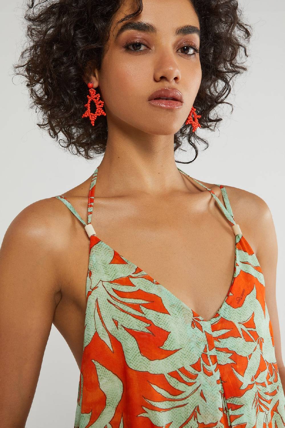 Ottod'Ame Printed Cotton Long Dress