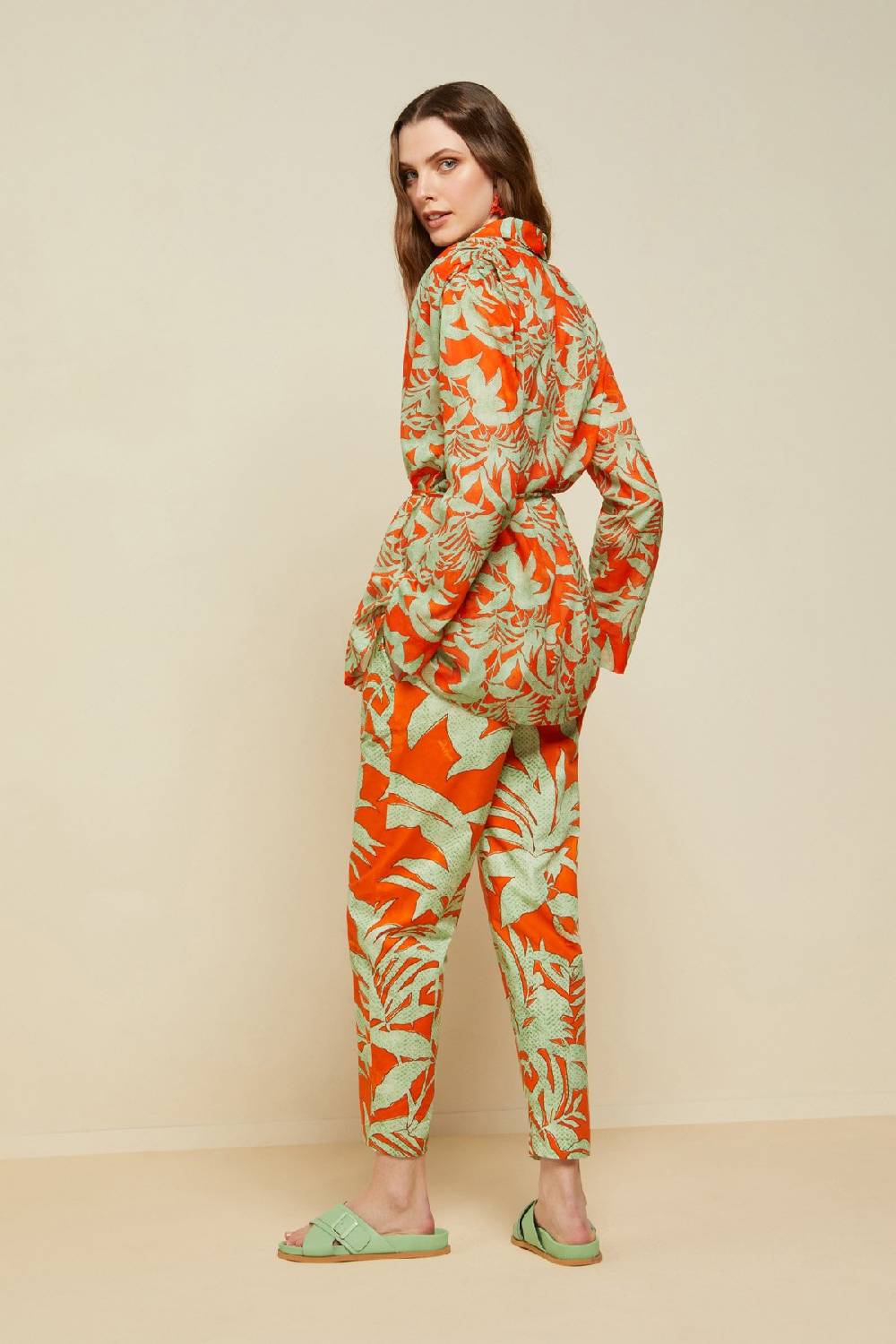Ottod'Ame Printed Cotton Oversize Jacket