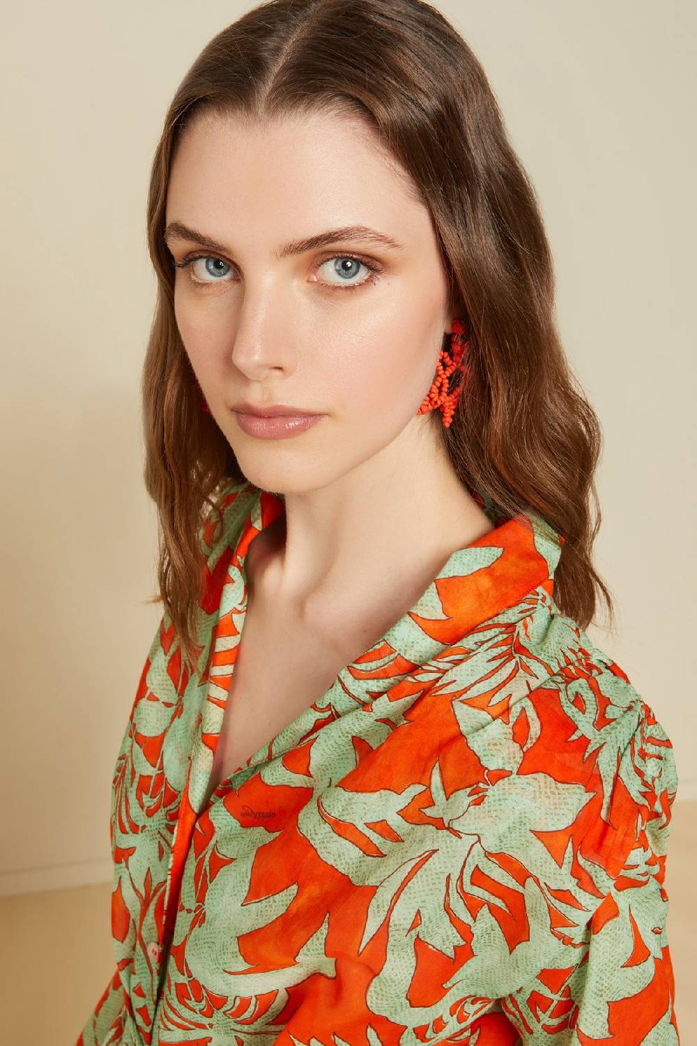 Ottod'Ame Printed Cotton Oversize Jacket