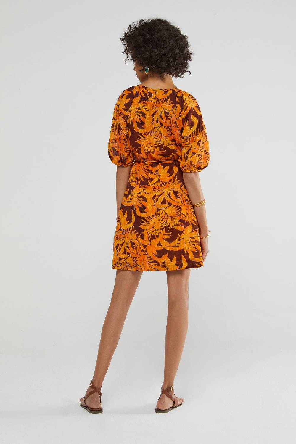 Ottod'Ame Printed Cotton Short Dress