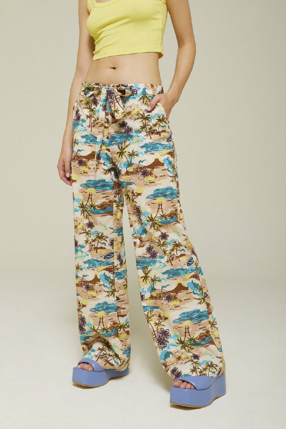 Ottod'Ame Printed Cotton Trousers