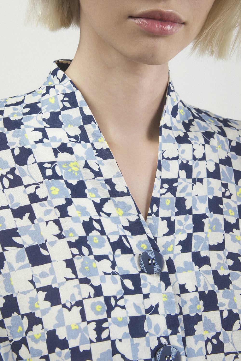 Ottod'Ame Printed Dress With Pleated Skirt