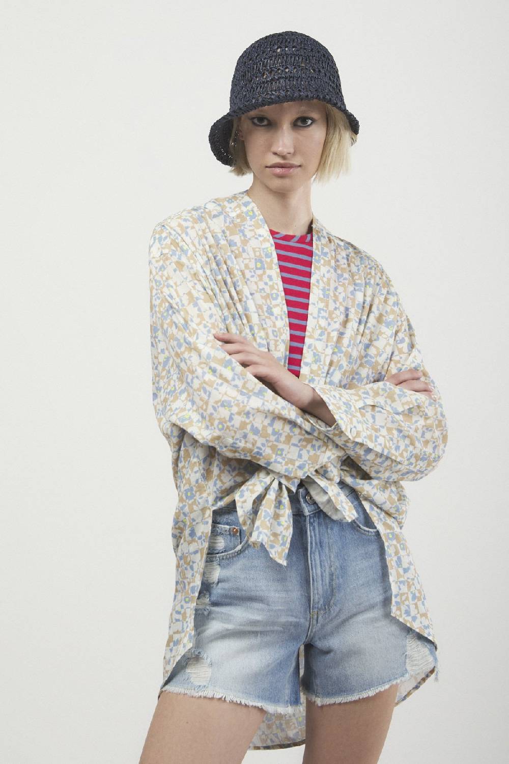 Ottod'Ame Printed Oversize Shirt