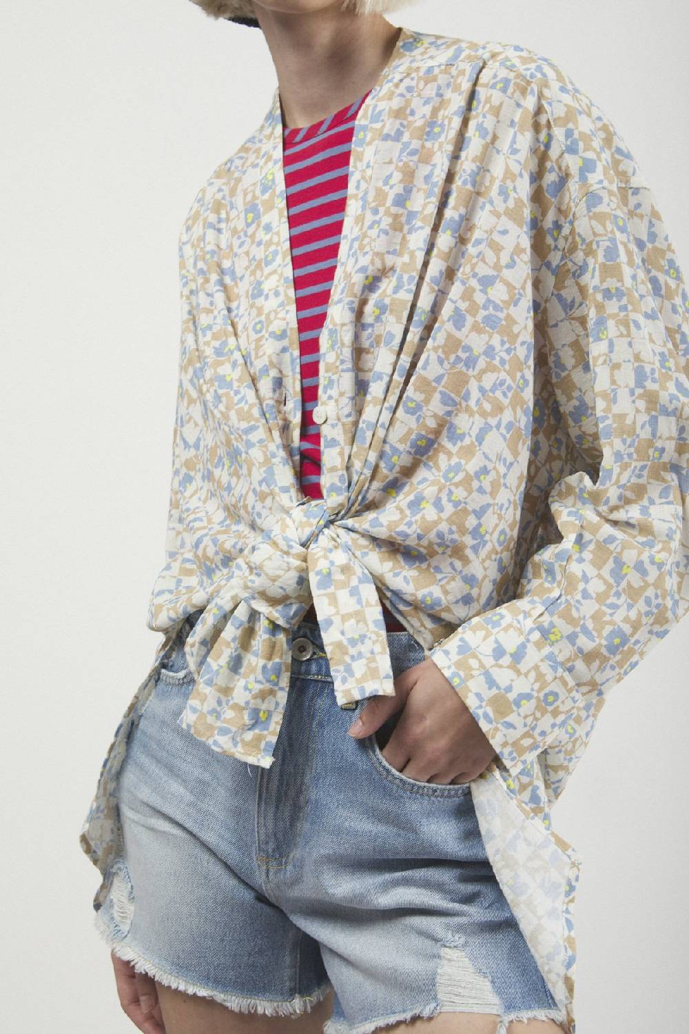 Ottod'Ame Printed Oversize Shirt