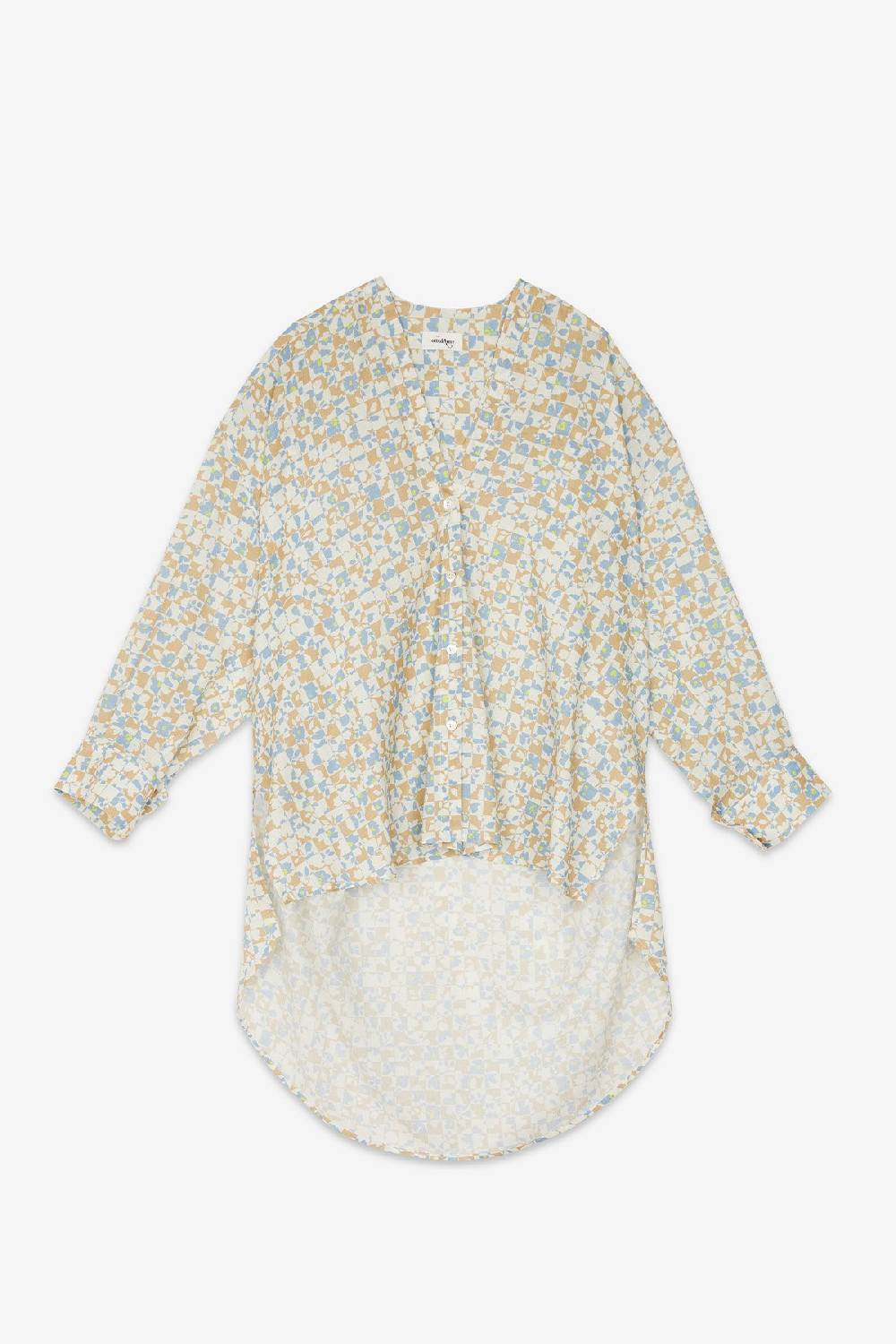 Ottod'Ame Printed Oversize Shirt