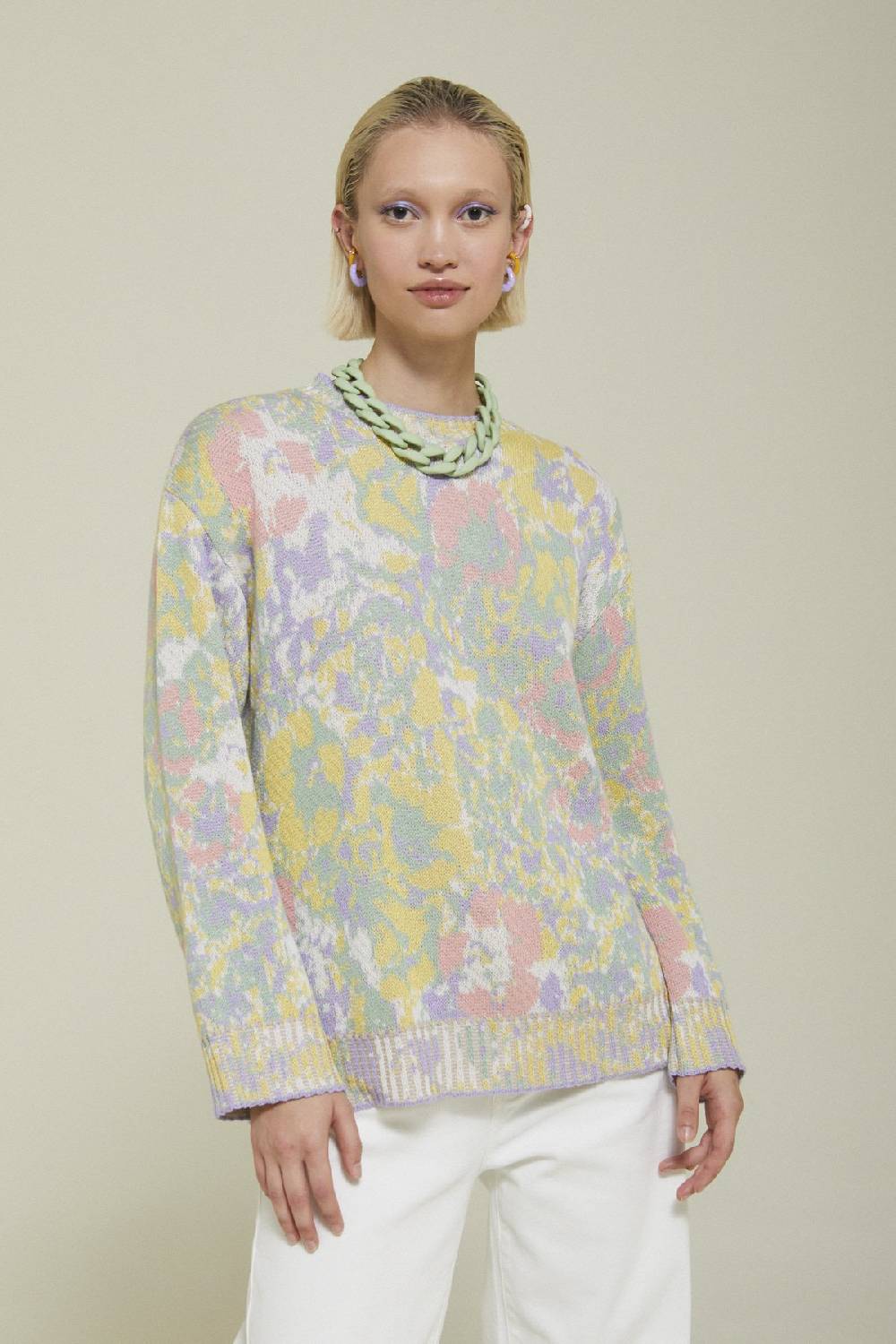 Ottod'Ame Printed Sweater