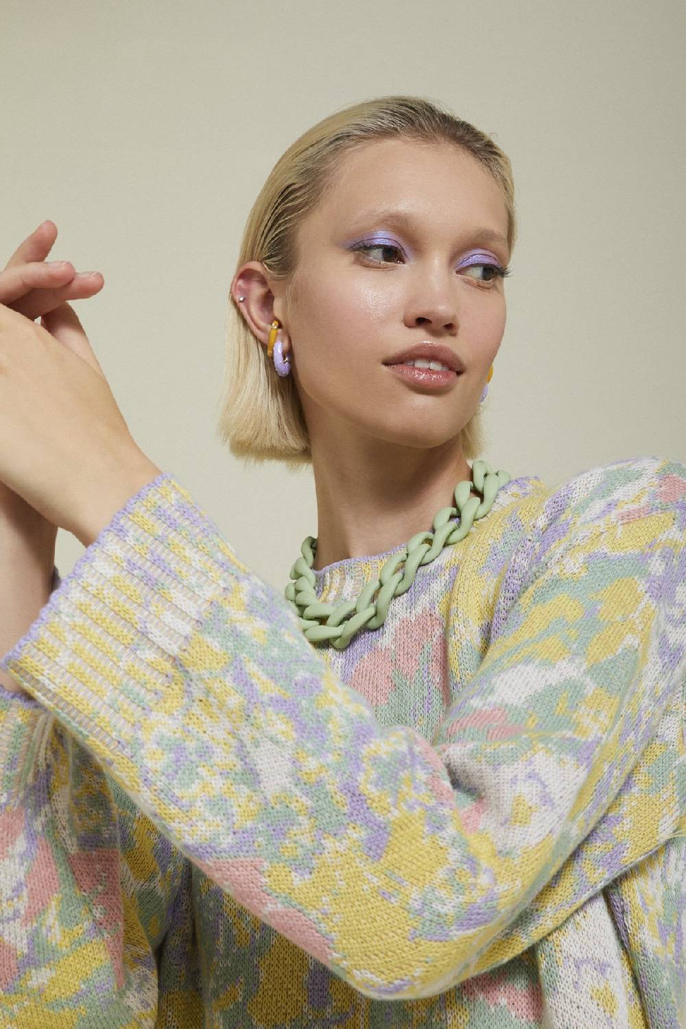 Ottod'Ame Printed Sweater