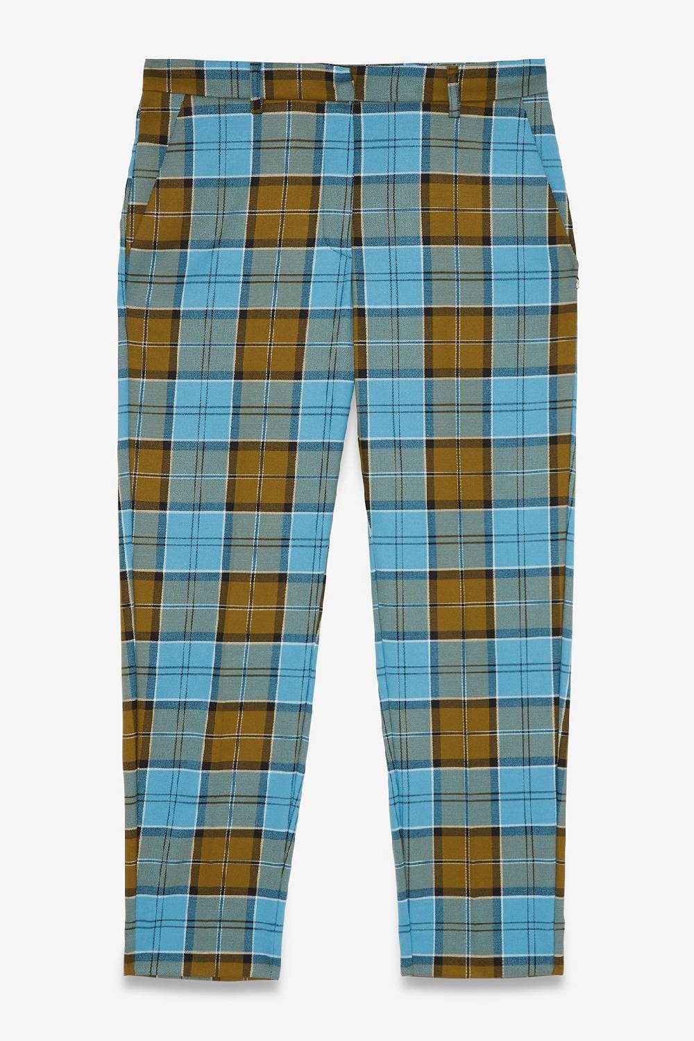 Ottod'Ame Printed Tartan Anlke Lenght Trousers
