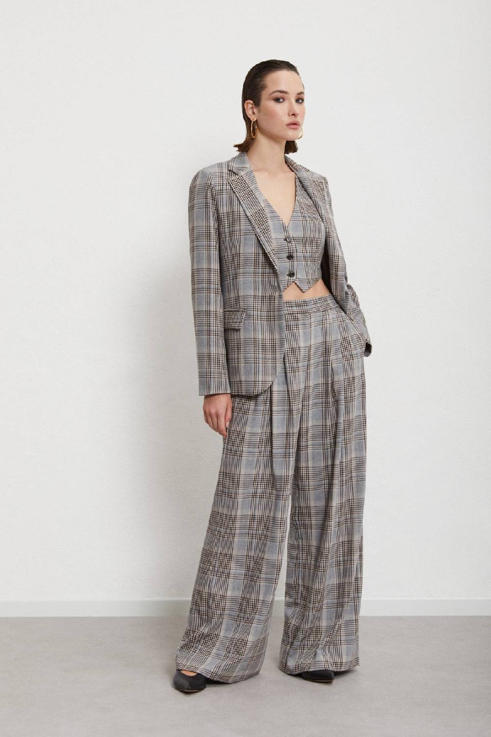 ottod'Ame Printed viscose blend palazzo trousers