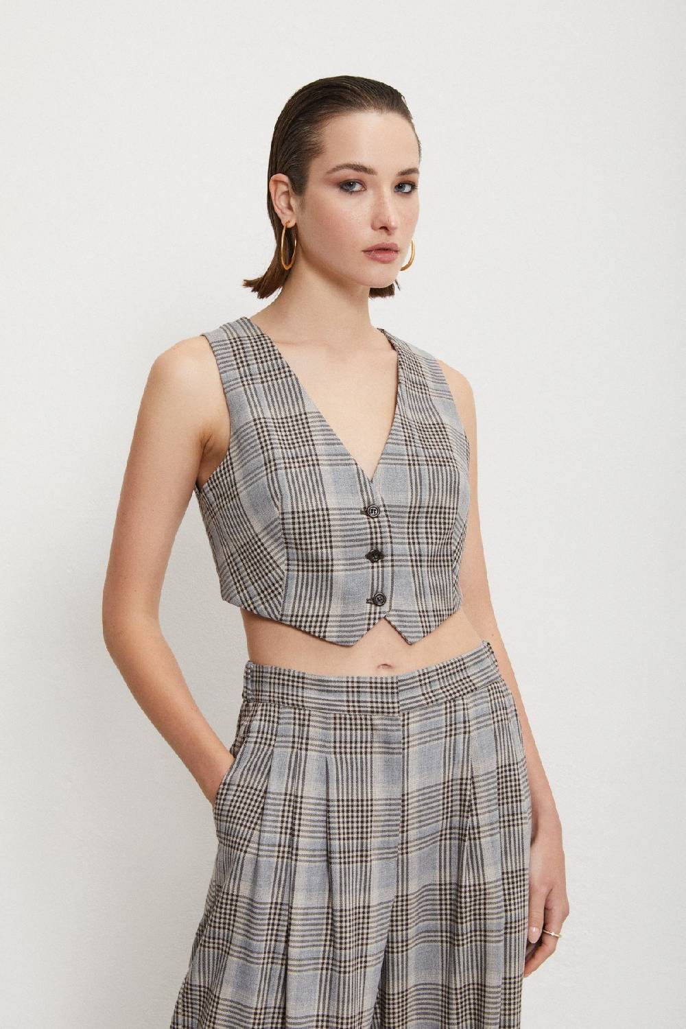 Ottod'Ame Printed Viscose Blend Vest