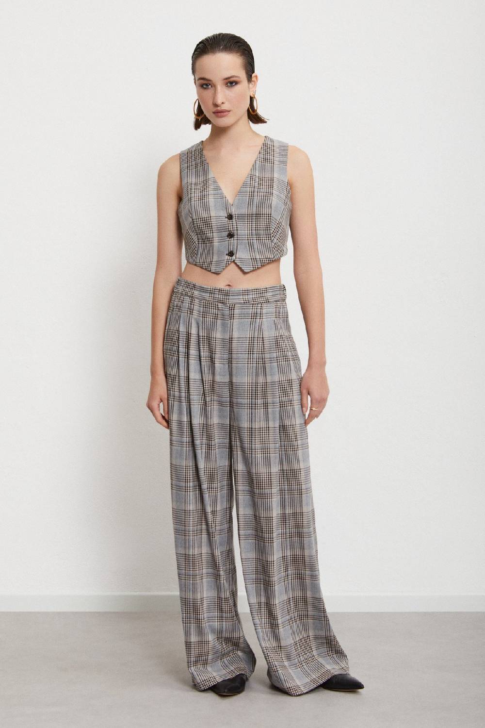 ottod'Ame Printed viscose blend vest