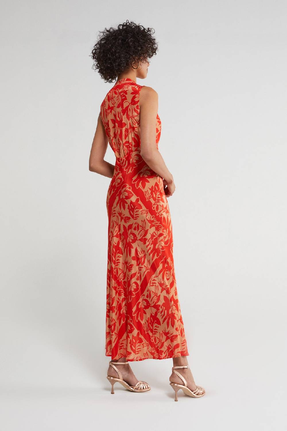 Ottod'Ame Printed Viscose Long Dress