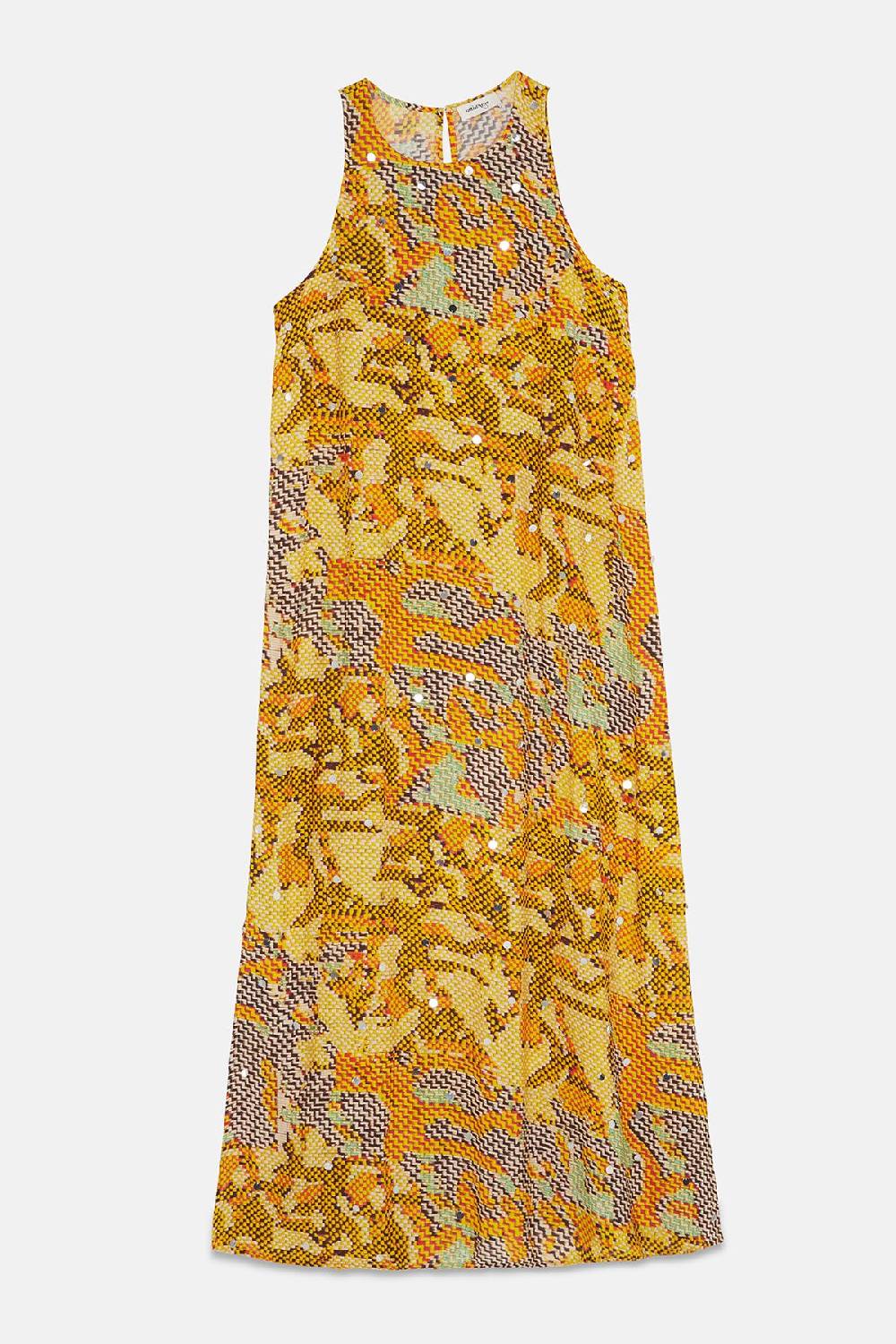 Ottod'Ame Printed Viscose Long Dress
