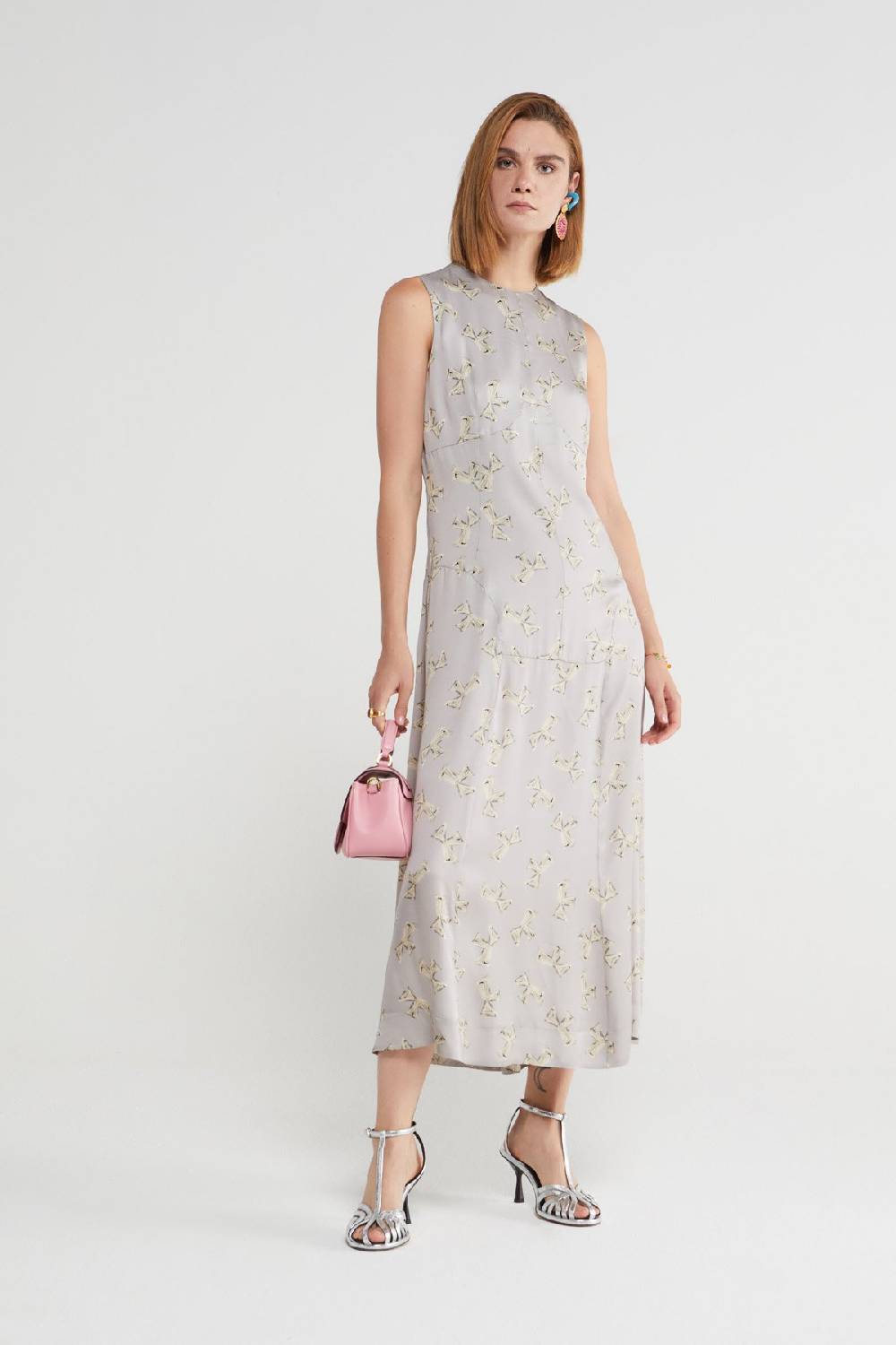 ottod'Ame Printed viscose long dress