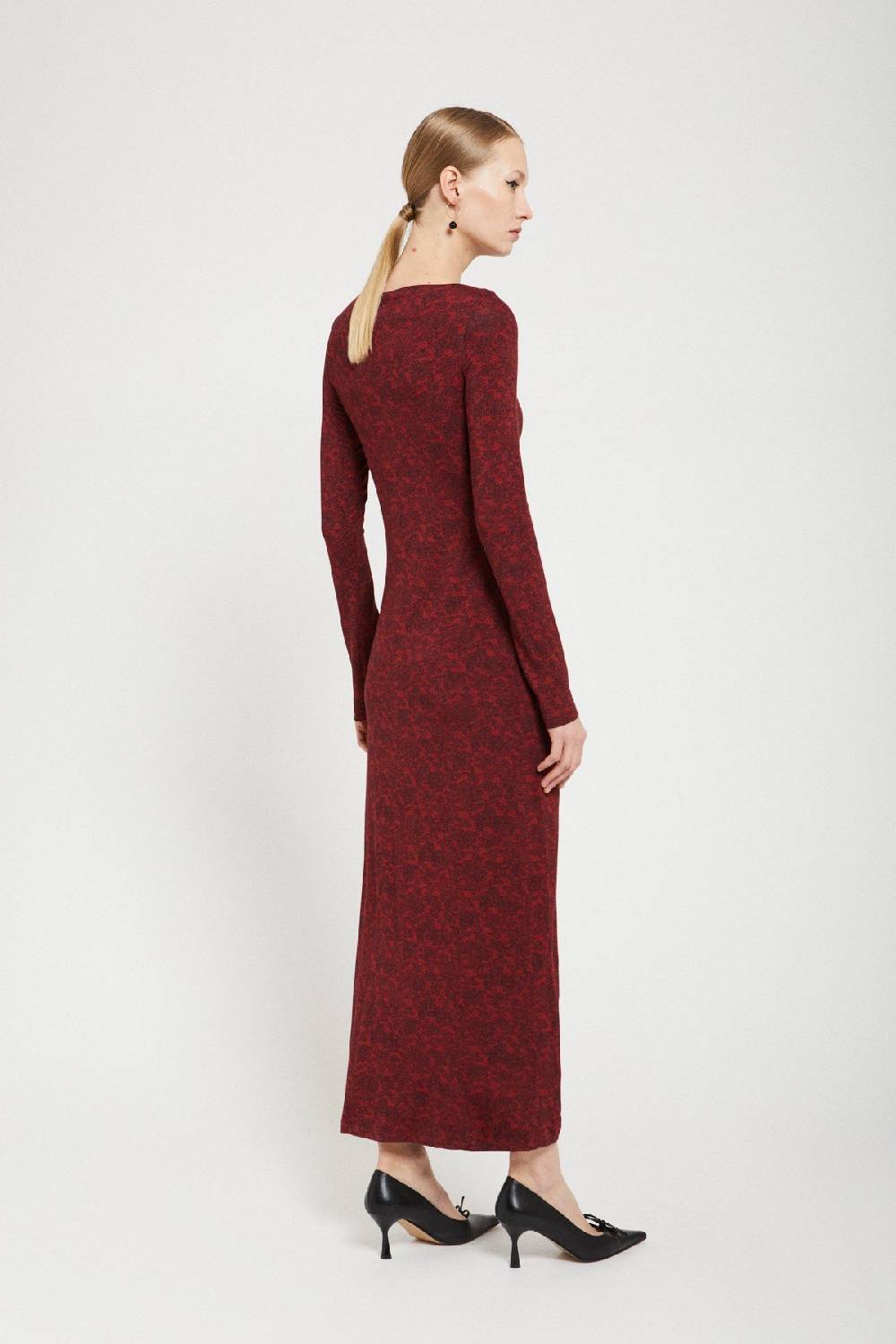 Ottod'Ame Printed Viscose Long Dress