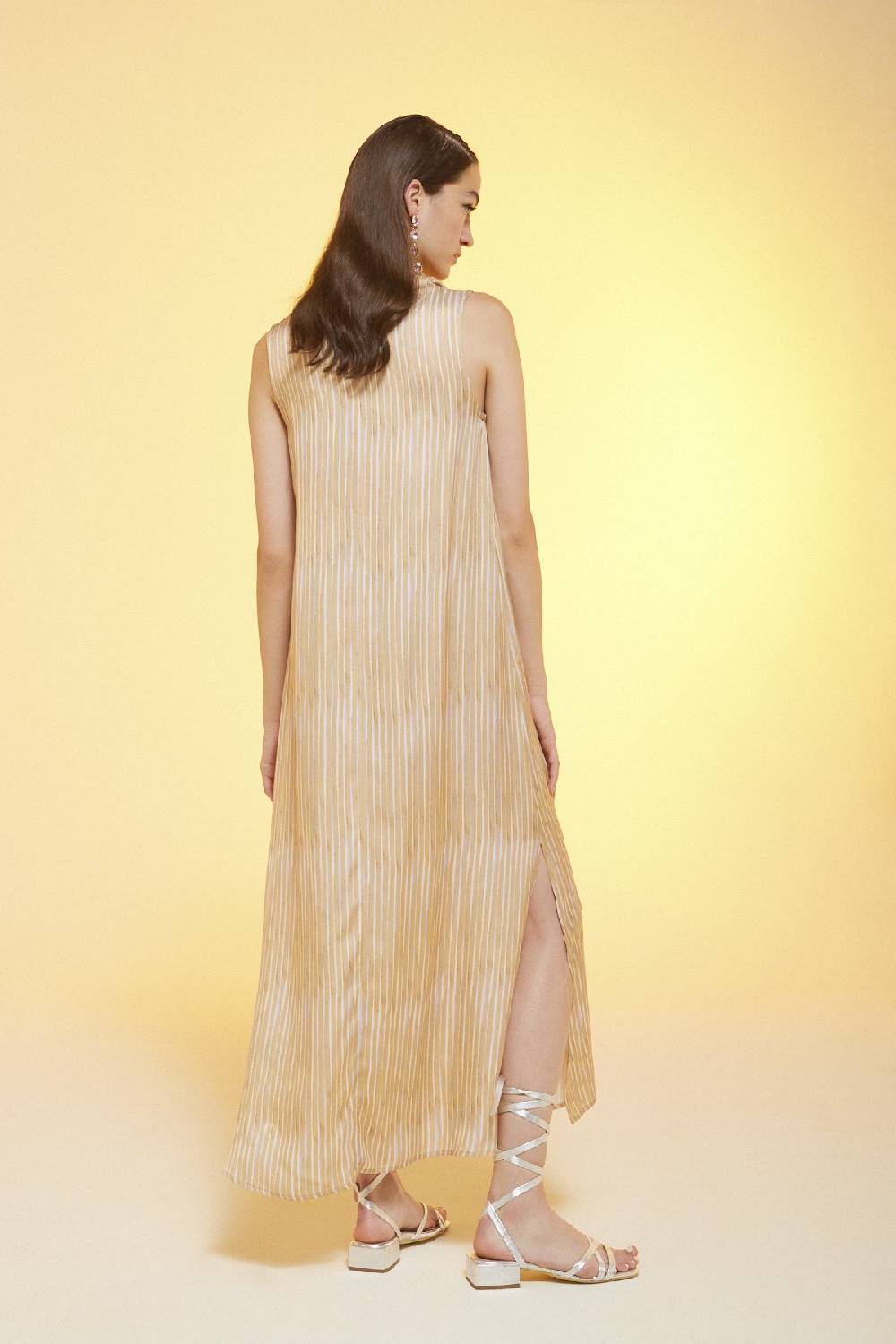 Ottod'Ame Printed Viscose Long Dress