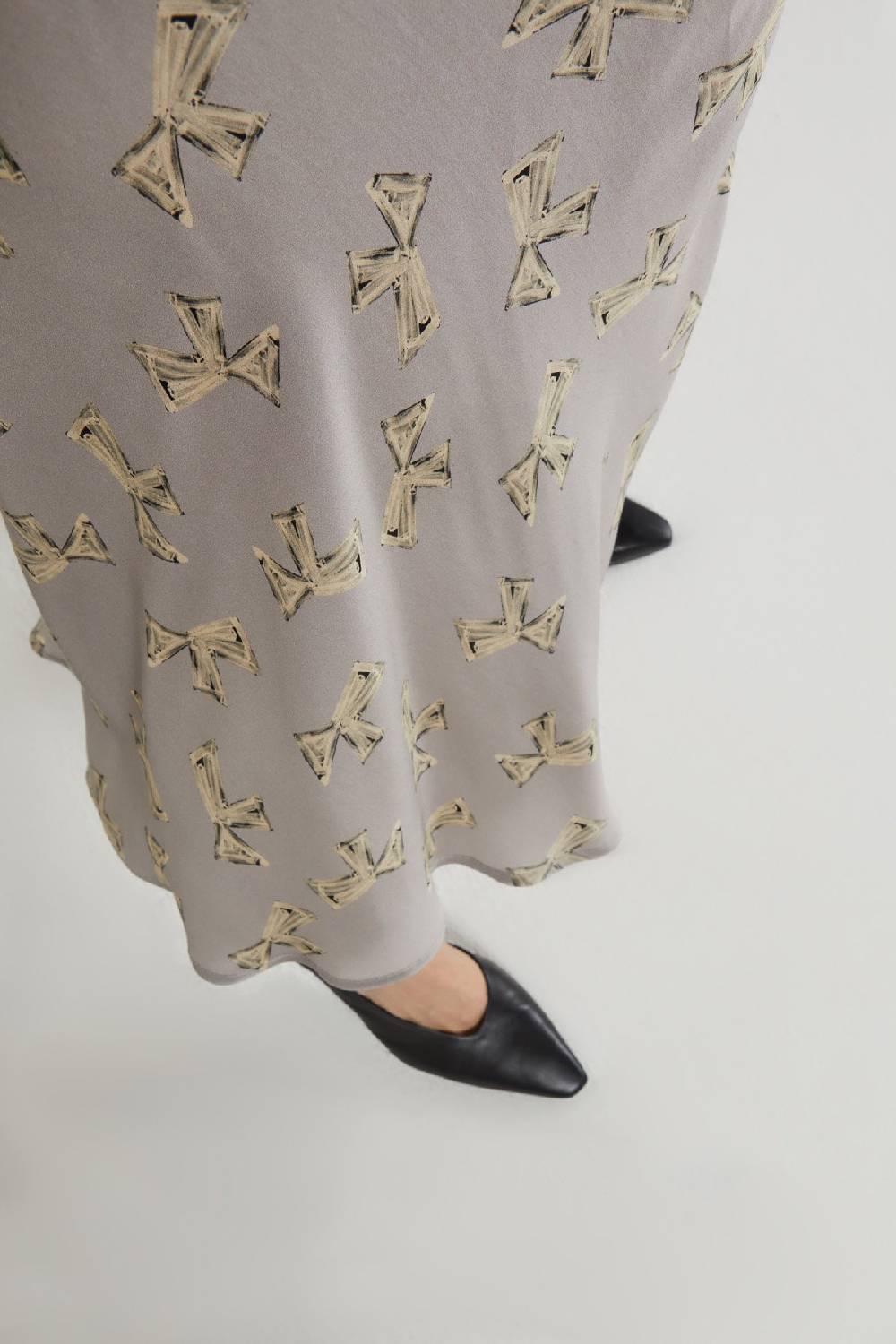 Ottod'Ame Printed Viscose Midi Skirt