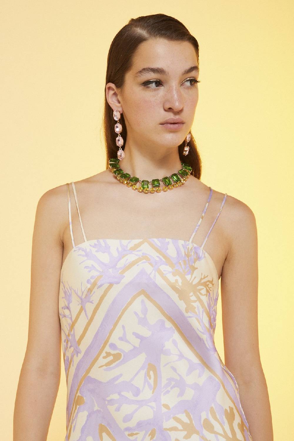 Ottod'Ame Printed Viscose Sarong Dress