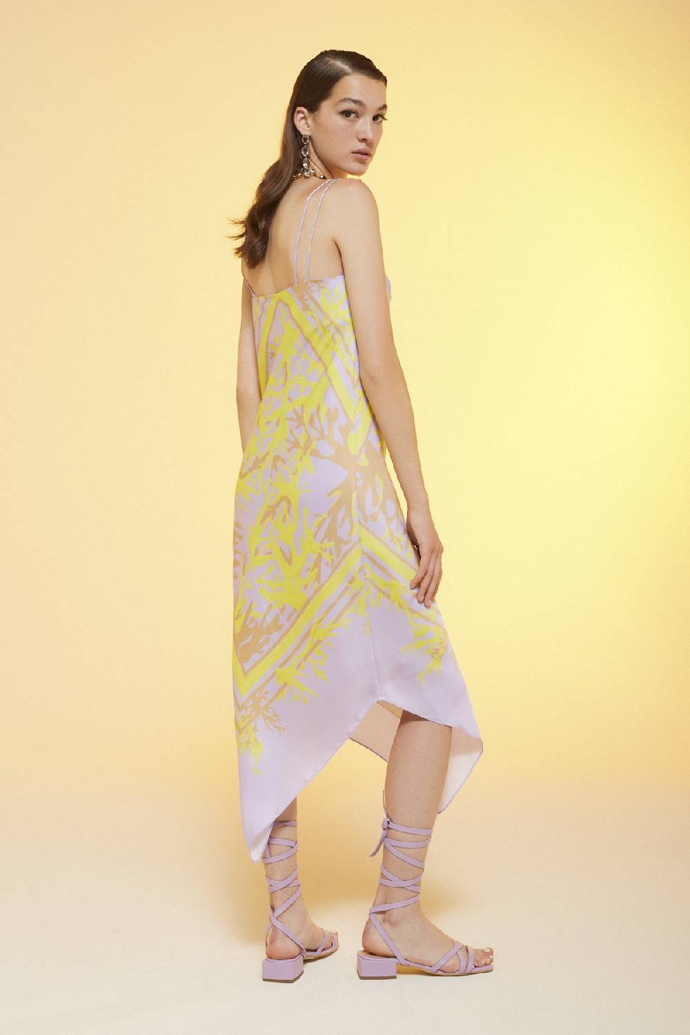 Ottod'Ame Printed Viscose Sarong Dress
