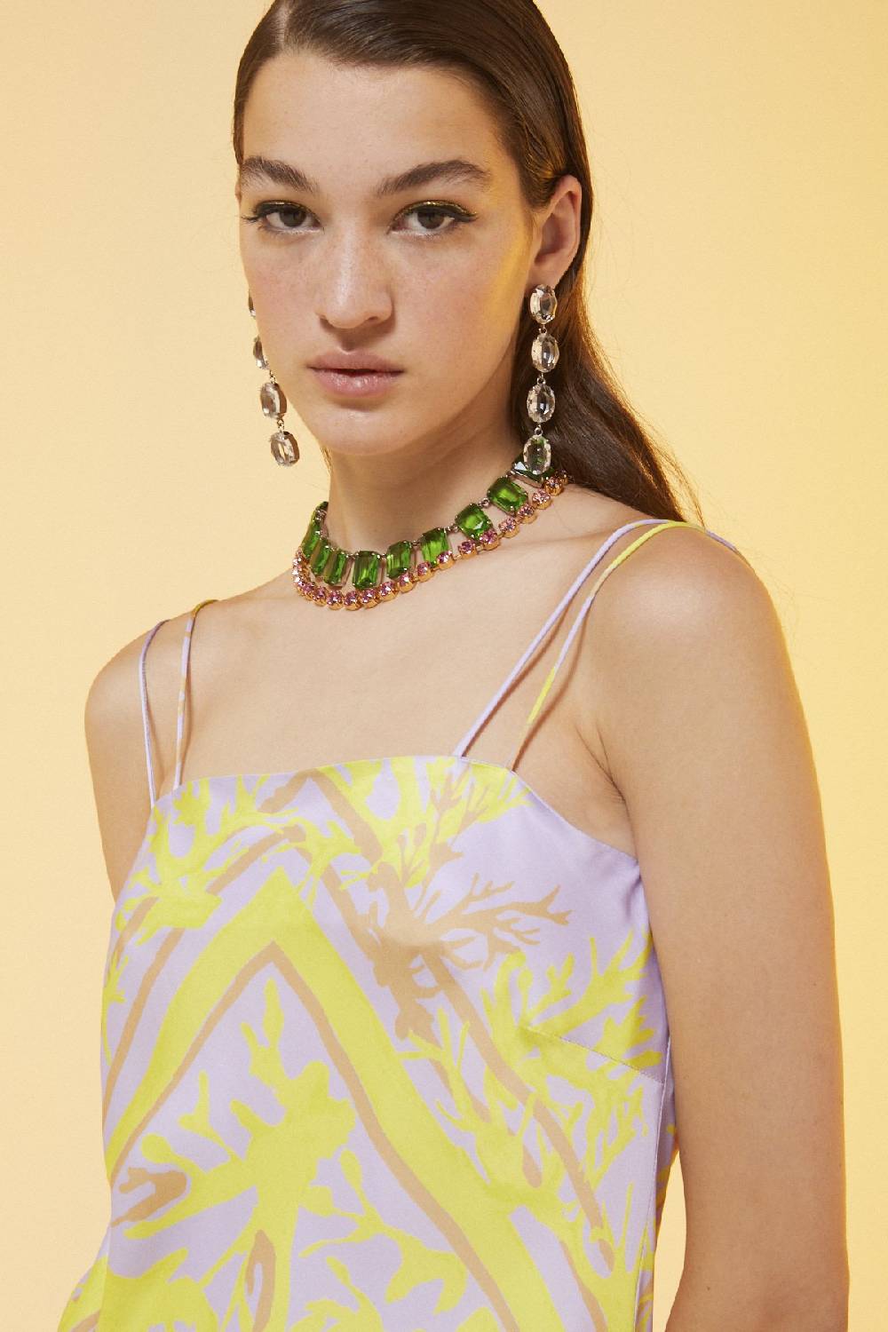 Ottod'Ame Printed Viscose Sarong Dress