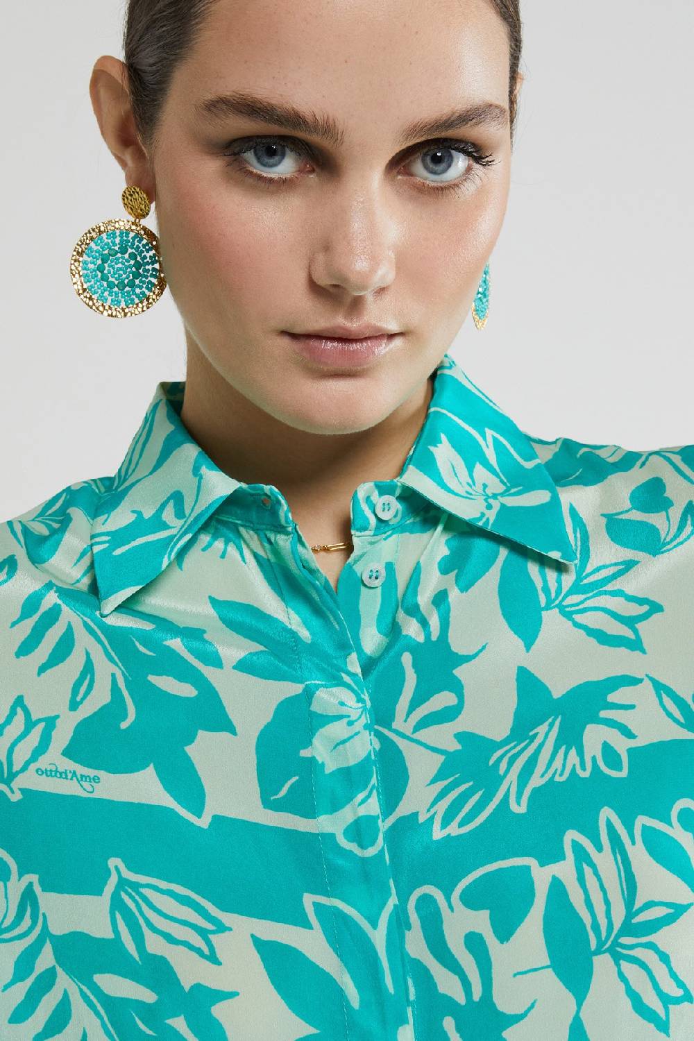 Ottod'Ame Printed Viscose Shirt