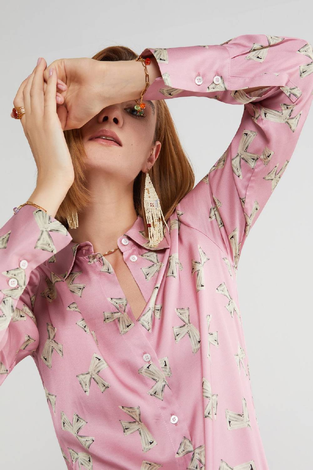 Ottod'Ame Printed Viscose Shirt