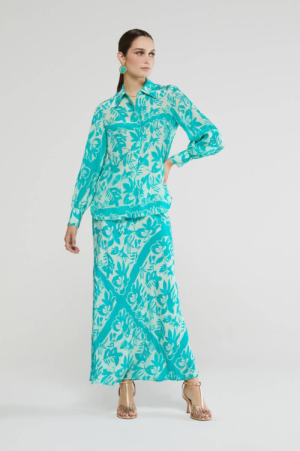 ottod'Ame Printed viscose shirt