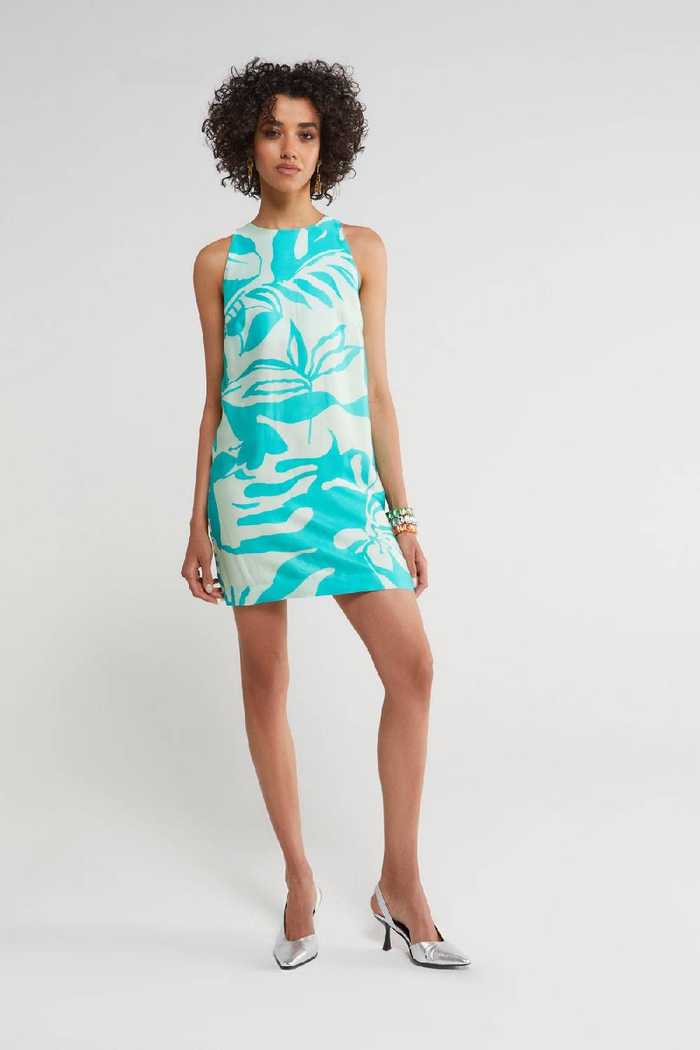 Ottod'Ame Printed Viscose Short Dress