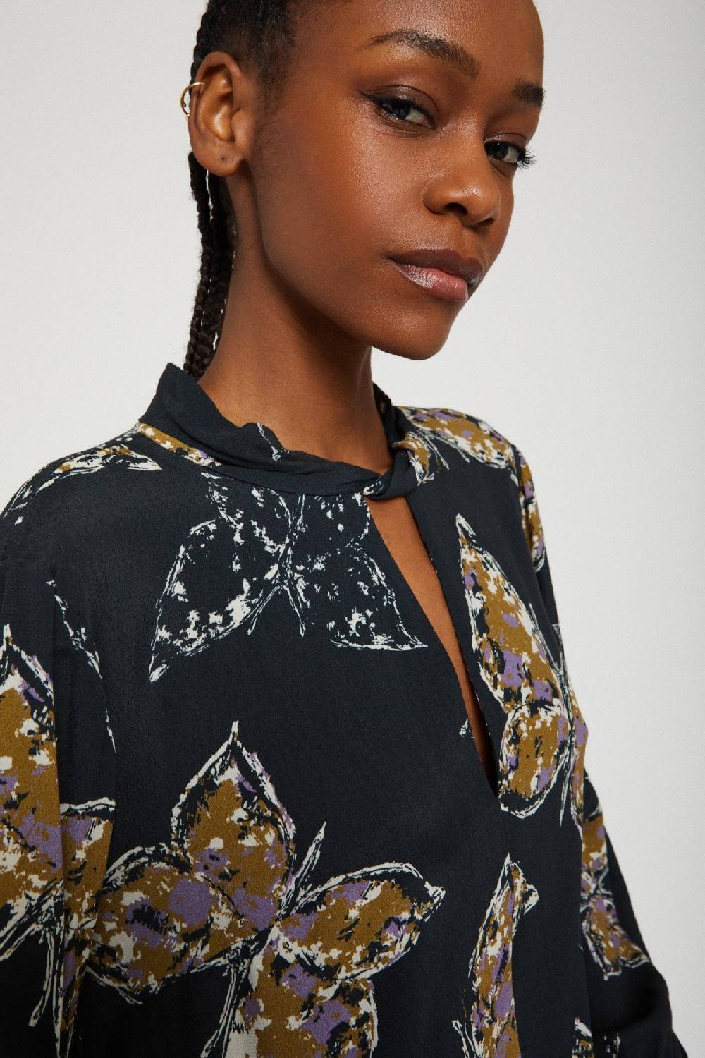 Ottod'Ame Printed Viscose Short Dress