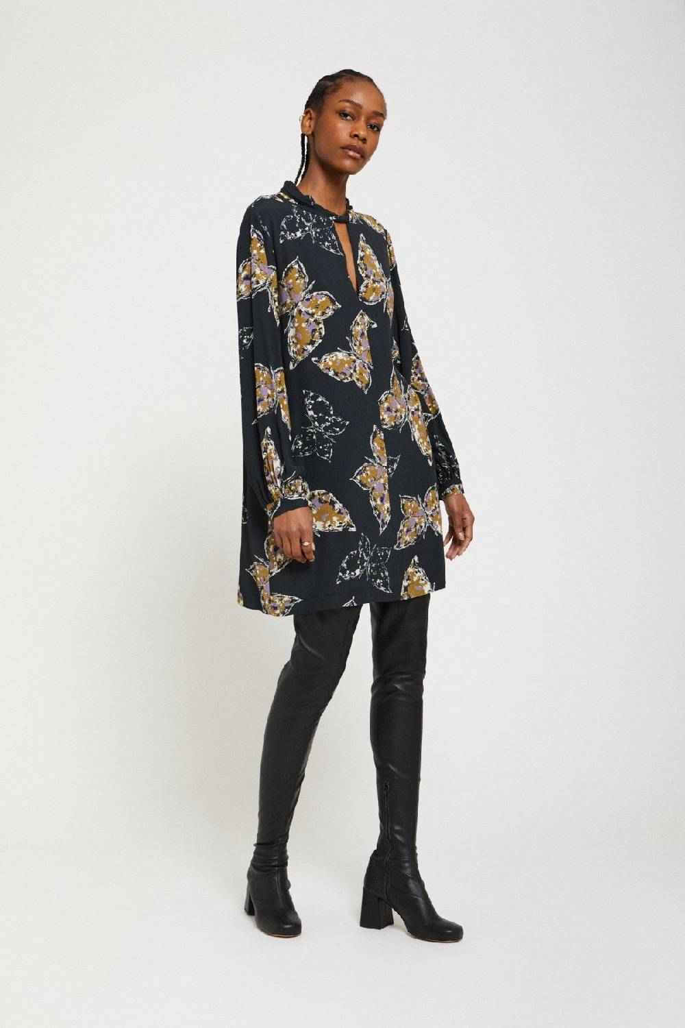 ottod'Ame Printed viscose short dress