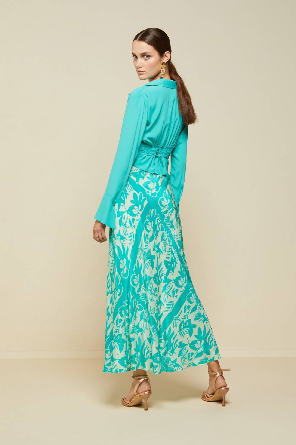 Ottod'Ame Printed Viscose Skirt